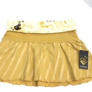 Rocaware Gold Cream Short Skirt for Juniors 100% Cotton Sizes M - Large